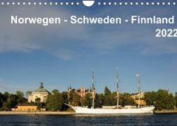 Norwegen - Schweden - Finnland (Wandkalender 2022 DIN A4 quer)