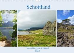 Schottlands - von den Küsten bis in die Highlands (Wandkalender 2022 DIN A3 quer)