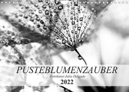 Pusteblumenzauber in schwarzweiß (Wandkalender 2022 DIN A4 quer)