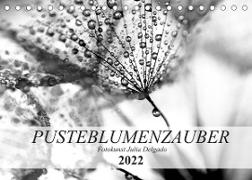 Pusteblumenzauber in schwarzweiß (Tischkalender 2022 DIN A5 quer)