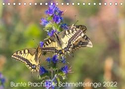 Bunte Pracht der Schmetterlinge (Tischkalender 2022 DIN A5 quer)