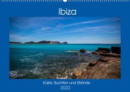 Ibiza Küste, Buchten und Strände (Wandkalender 2022 DIN A2 quer)