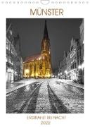 Münster - erstrahlt bei Nacht (Wandkalender 2022 DIN A4 hoch)