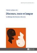 Discours, texte et langue