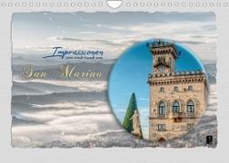 Impressionen - von und rund um San Marino (Wandkalender 2022 DIN A4 quer)