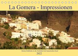 La Gomera - Impressionen (Tischkalender 2022 DIN A5 quer)