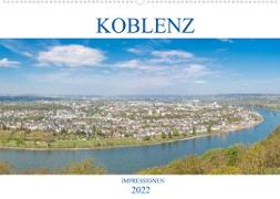 Koblenz Impressionen (Wandkalender 2022 DIN A2 quer)