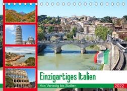 Einzigartiges Italien (Tischkalender 2022 DIN A5 quer)