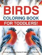 Birds Coloring Book For Toddlers! Discover And Enjoy A Variety Of Coloring Pages For Kids!