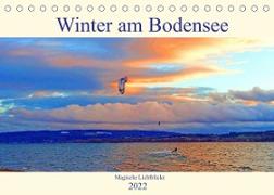 Winter am Bodensee - Magische Lichtblicke (Tischkalender 2022 DIN A5 quer)