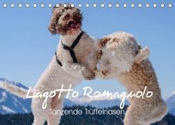 Lagotto Romagnolo Tanzende Trüffelnasen (Tischkalender 2022 DIN A5 quer)