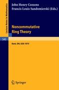 Noncommutative Ring Theory