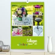 Der kunterbunte Collagen Kalender (Premium, hochwertiger DIN A2 Wandkalender 2022, Kunstdruck in Hochglanz)