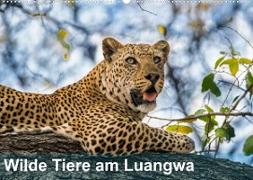 Wilde Tiere am Luangwa (Wandkalender 2022 DIN A2 quer)