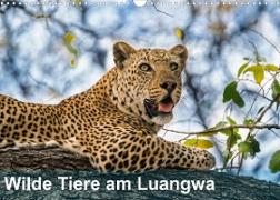 Wilde Tiere am Luangwa (Wandkalender 2022 DIN A3 quer)