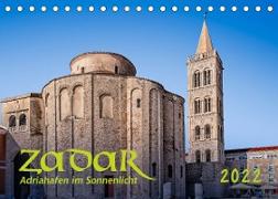 Zadar, Adriahafen im Sonnenlicht (Tischkalender 2022 DIN A5 quer)