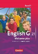 English G 21, Ausgaben A, B und D, Band 1: 5. Schuljahr, Welcome plus, Schülerverbrauchsmaterial, Mindestabnahme: 10 Exemplare
