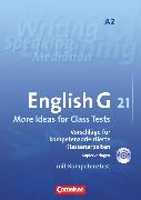 English G 21, Ausgabe A, Band 2: 6. Schuljahr, More Ideas for Class Tests, Vorschläge für kompetenzorientierte Klassenarbeiten, Kopiervorlagen mit CD