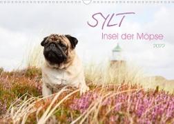 Sylt - Insel der Möpse (Wandkalender 2022 DIN A3 quer)