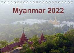 Myanmar 2022 (Tischkalender 2022 DIN A5 quer)