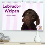 Labrador Welpen - Labrador Puppies (Premium, hochwertiger DIN A2 Wandkalender 2022, Kunstdruck in Hochglanz)