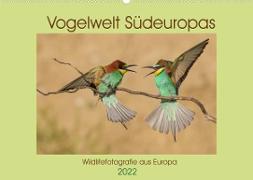 Vogelwelt Südeuropas (Wandkalender 2022 DIN A2 quer)