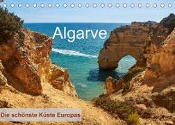 Algarve - Die schönste Küste Europas (Tischkalender 2022 DIN A5 quer)