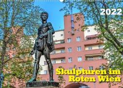 Skulpturen im Roten Wien (Wandkalender 2022 DIN A2 quer)