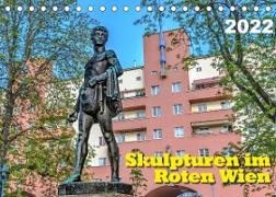 Skulpturen im Roten Wien (Tischkalender 2022 DIN A5 quer)