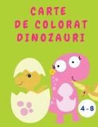 Cartea de colorat dinozauri