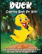 Duck Coloring Book For Kids