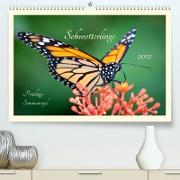 Wunderwelt der Schmetterlinge 2022 Prächtige SommervögelCH-Version (Premium, hochwertiger DIN A2 Wandkalender 2022, Kunstdruck in Hochglanz)