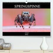 Springspinne Kalender (Premium, hochwertiger DIN A2 Wandkalender 2022, Kunstdruck in Hochglanz)