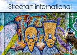 Streetart international (Wandkalender 2022 DIN A2 quer)