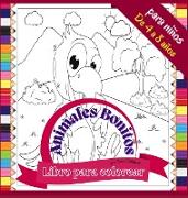 Libro para colorear Animales Bonitos para niños de 4 a 8 años
