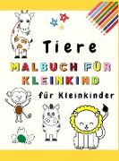 Tiere Malbuch für Kleinkinder