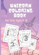 Unicorn Coloring Book For Kids Ages 4-8