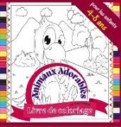Livre de coloriage Animaux Adorable pour les enfants 4 à 8 ans