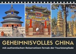 Geheimnisvolles China 2022 (Tischkalender 2022 DIN A5 quer)