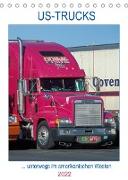 US-Trucks ... unterwegs im amerikanischen Westen - Monatsplaner (Tischkalender 2022 DIN A5 hoch)