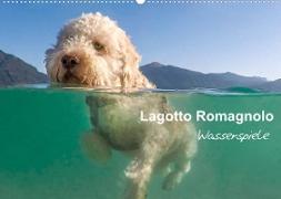 Lagotto Romagnolo - Wasserspiele (Wandkalender 2022 DIN A2 quer)