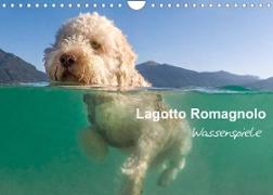 Lagotto Romagnolo - Wasserspiele (Wandkalender 2022 DIN A4 quer)