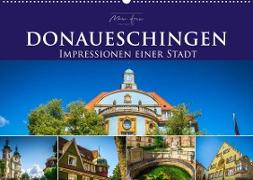 Donaueschingen - Impressionen einer Stadt (Wandkalender 2022 DIN A2 quer)