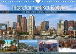 Reisekalender Nordamerika (Wandkalender 2022 DIN A4 quer)