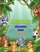 Animals Coloring Book for Toddlers