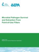 Microbial Pathogen Survival and Extraction from Point-Of-Use Filters