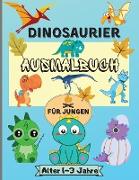 Dinosaurier-Malbuch für Jungen im Alter von 1-3 Jahren