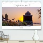 Tagesanbruch am Rhein (Premium, hochwertiger DIN A2 Wandkalender 2022, Kunstdruck in Hochglanz)