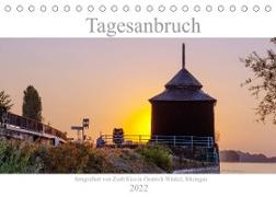 Tagesanbruch am Rhein (Tischkalender 2022 DIN A5 quer)
