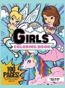 Girls Coloring Book, 100 Pages